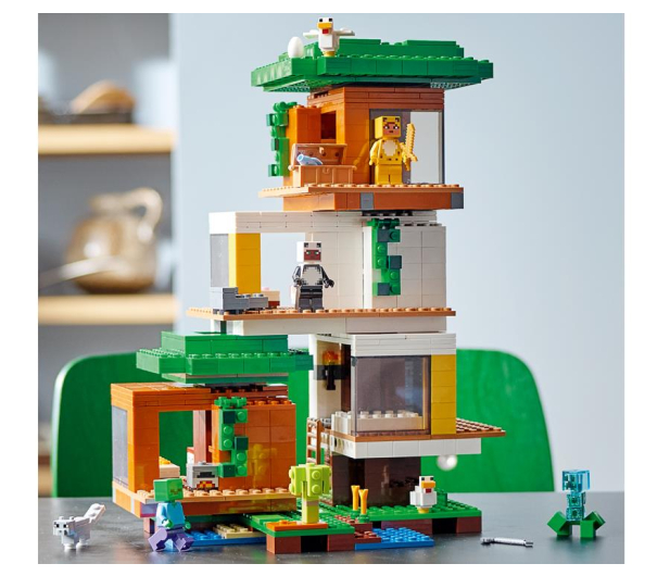 LEGO Minecraft 21174 Nowoczesny domek na drzewie - 1019959 - zdjęcie 3